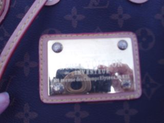 Bolso Louis Vuitton Marrón y Dorado