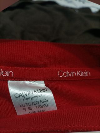 Sudadera Calvin Klein Roja Mujer XL