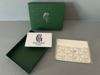 Portacarte Goyard Bianco