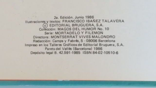 Magos del humor Mortadelo y Filemón  número 10