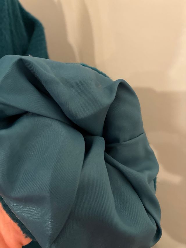 Cappotto lana donna color ottanio