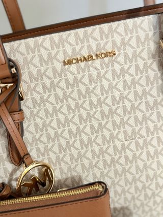 Bolso Michael Kors Beige y Marrón