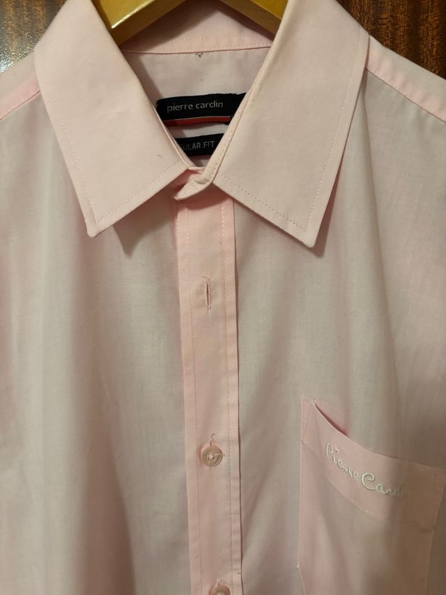 Camisa Pierre Cardin Rosa Talla M