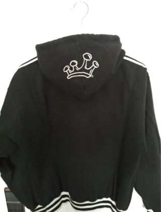 Sudadera Sin Ozono Retro Vintage Negra