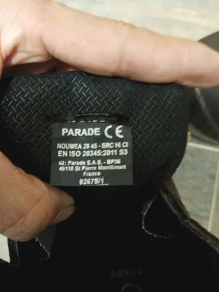 Botas de seguridad Parade Marrón/Negro