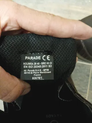 Botas de seguridad Parade Marrón/Negro