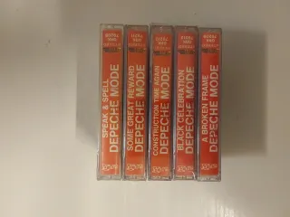 Depeche Mode: 5 Musicassette Sigillate