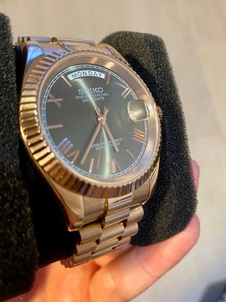 Seiko Mod Presidential Verde Oliva