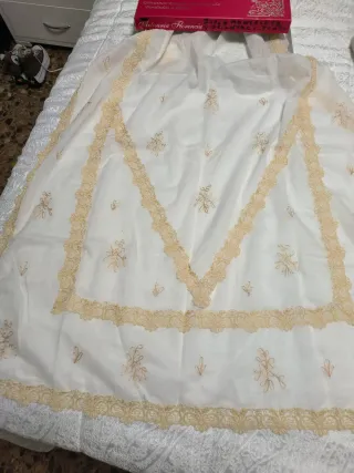 Manteletas Fallera Antiguas Huertana Beige