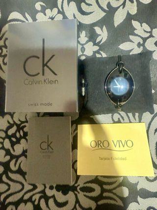 Reloj Calvin Klein Mujer Esfera negra
