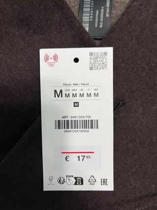 Bandana triangular de lana Zara