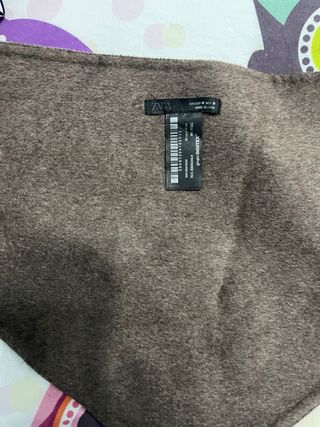 Bandana triangular de lana Zara