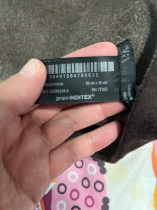 Bandana triangular de lana Zara