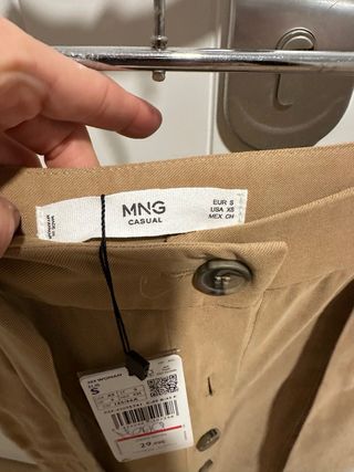 Falda larga Mango marrón