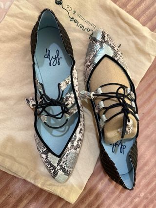 Defloresyflorefos Bailarinas estampado pitón