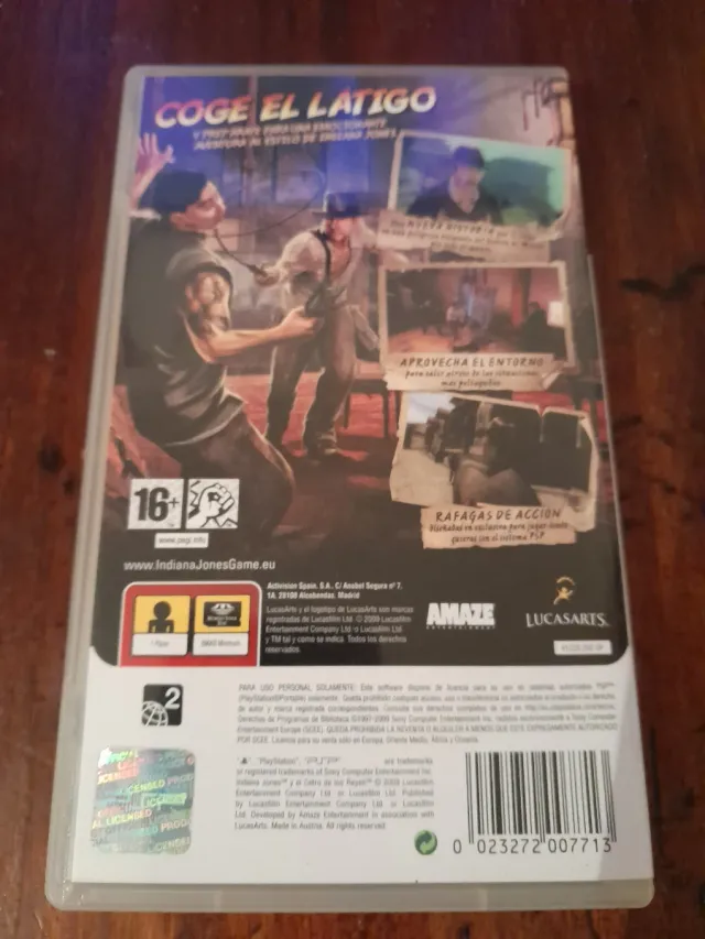 Indiana Jones y el Cetro de los Reyes PSP