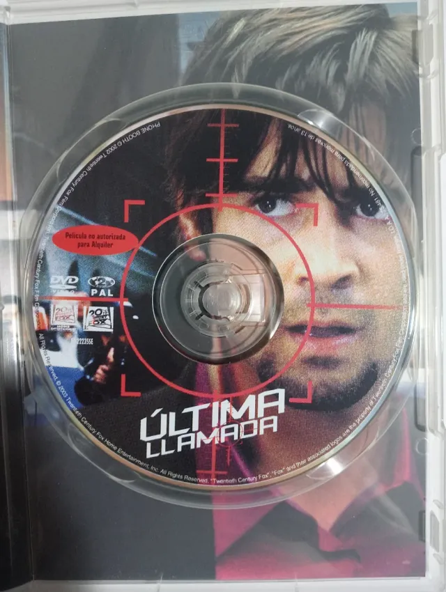 DVD Última Llamada (Phone Booth) Thriller