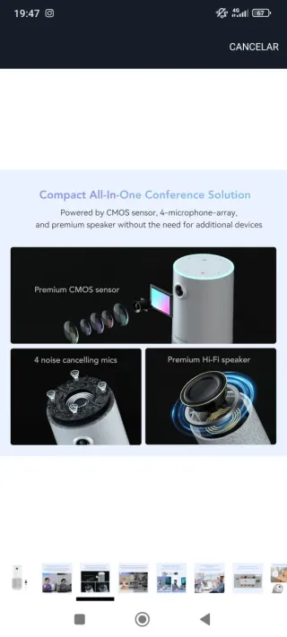 Nuroum C10 Webcam con Altavoz y Micrófono