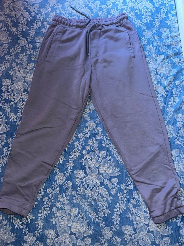 Joggers Zara Azul Talla M