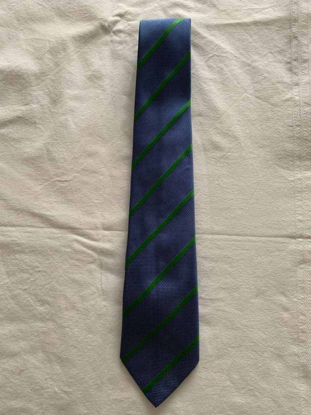 Corbata Lester azul y verde