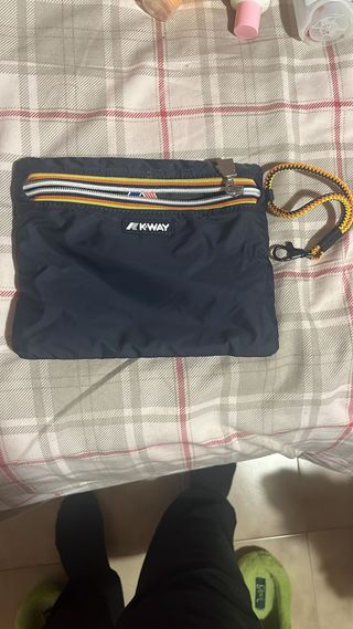 Pochette K-Way Blu