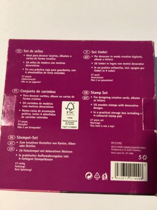 Set timbri CRELANDO 27 pezzi