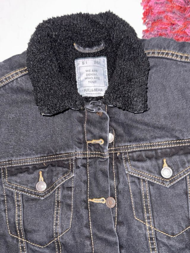 Chaqueta Vaquera Borreguillo Pull&Bear Talla S