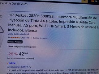 Impresora HP DeskJet