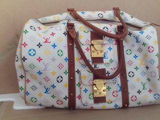 Bolso Louis Vuitton Multicolor Blanco Piel