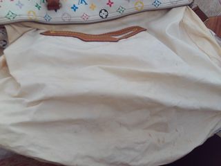 Bolso Louis Vuitton Multicolor Blanco Piel