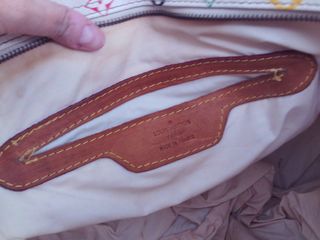 Bolso Louis Vuitton Multicolor Blanco Piel