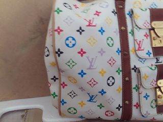 Bolso Louis Vuitton Multicolor Blanco Piel