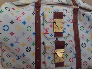Bolso Louis Vuitton Multicolor Blanco Piel