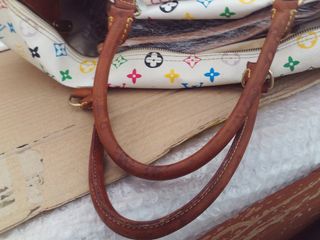 Bolso Louis Vuitton Multicolor Blanco Piel