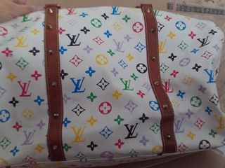 Bolso Louis Vuitton Multicolor Blanco Piel