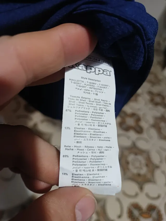 Maglia Napoli Kappa XXL Blu/Nero