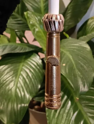 Cachaba de fibra dorada