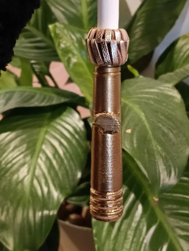 Cachaba de fibra dorada