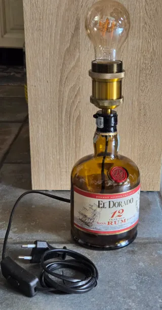 Lampada bottiglia El Dorado Rum