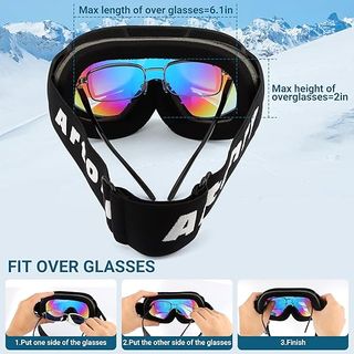 NUEVAS Gafas Esquí OTG Snowboard Anti Niebla UV