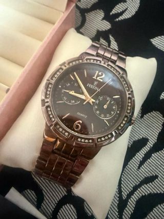 Reloj Festina Plata con Caja y Garantía