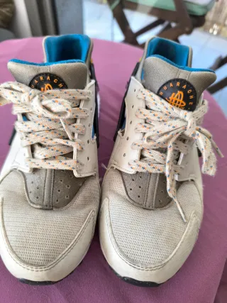 Nike Huarache Beige/Azul