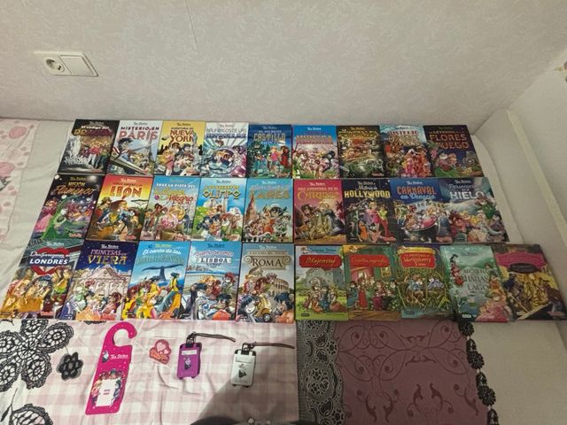 lote libros stilton con merch