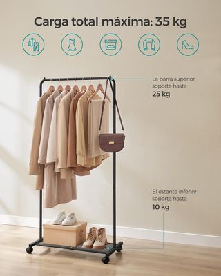 Perchero SONGMICS con Ruedas Nuevo