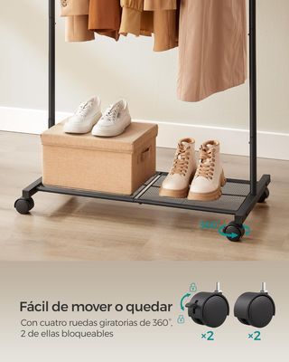 Perchero SONGMICS con Ruedas Nuevo