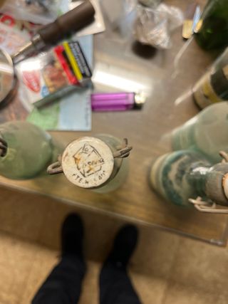 Lotto di 6 bottiglie antiche anni '50-'60