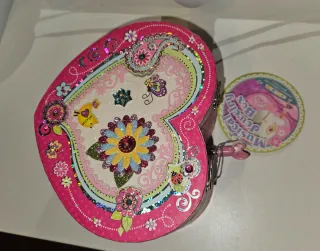 Joyero musical bailarina rosa