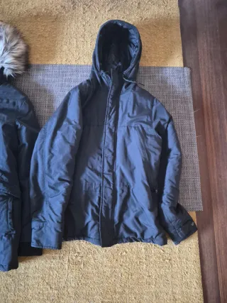 Pack 2 Parkas Negras Talla XS