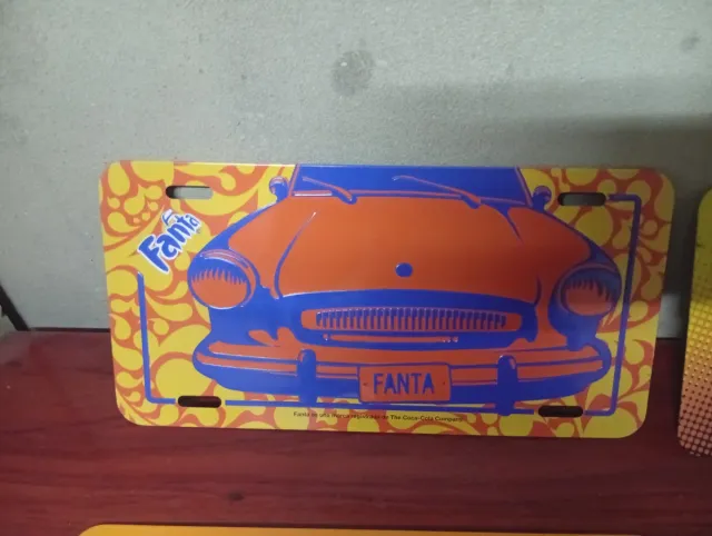 4 Carteles Metálicos Vintage Fanta