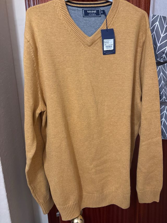 Jersey MAINE CLASSICS Talla M Amarillo